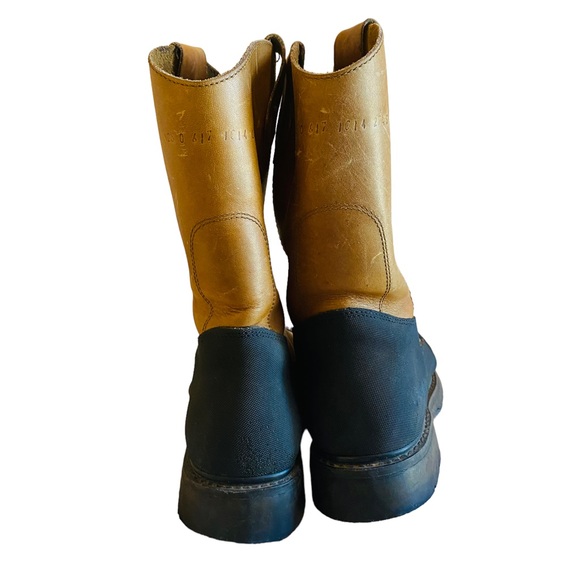 PUREPECHA Men’s Leather Work Boots - Picture 4 of 6